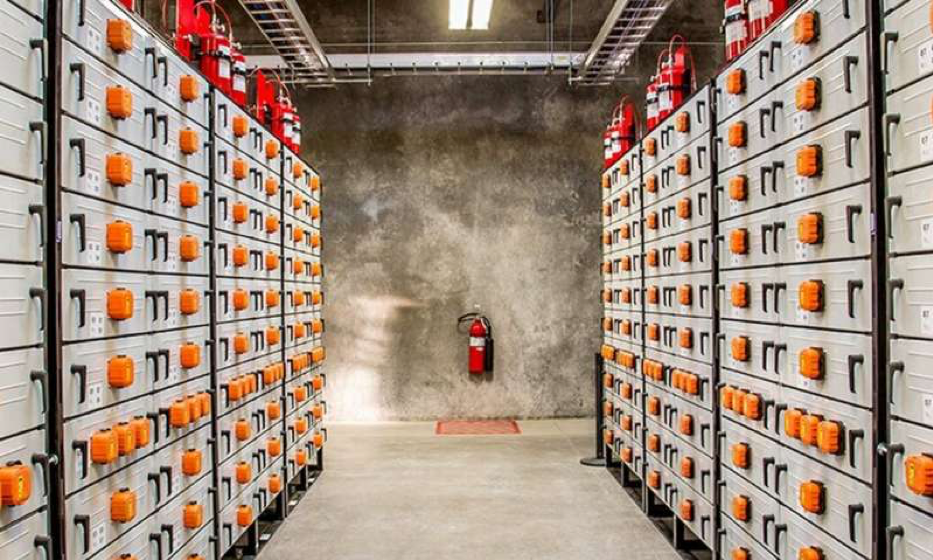 This is what a 5-megawatt, lithium-ion energy storage system looks like. Credit: Pacific Northwest National Laboratory